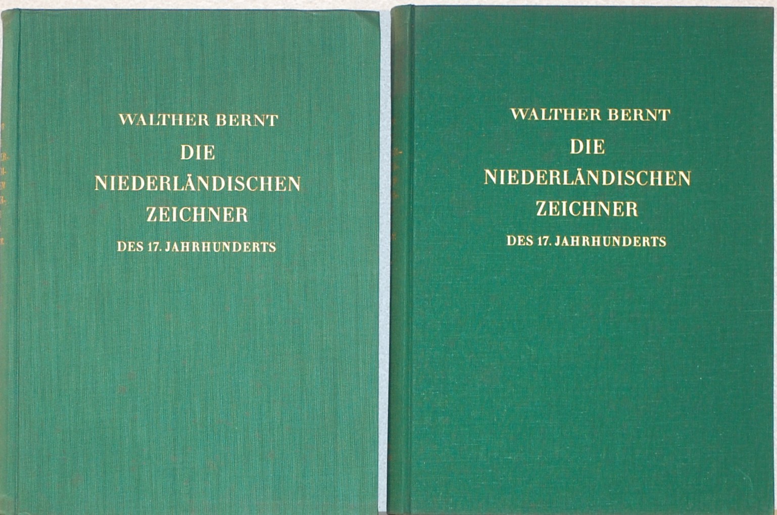 BERNT, Walther. - Die Niederlndische Zeichner des 17. Jahrhunderts. Zwei Bnde.